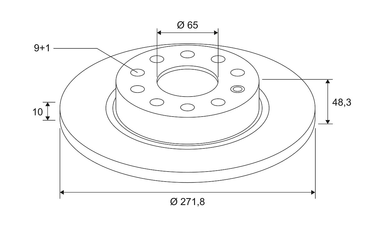 Disques de frein VALEO ref. 672627